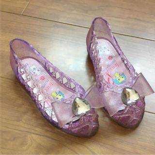 サンリオ(サンリオ)のサンダル ビジュー リボン 17cm (サンダル)