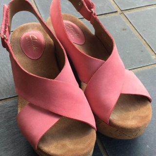 クラークス(Clarks)のrani 様専用 Clarks ウェッジソールサンダル（送料込み）(サンダル)