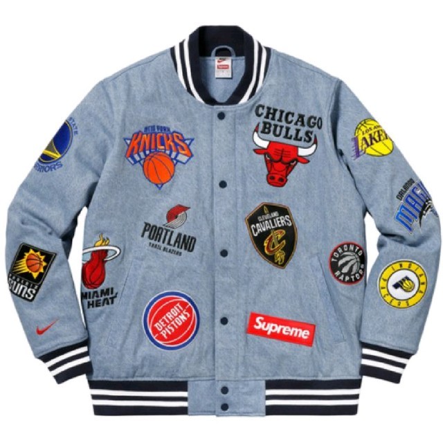 美品 supreme nike NBA Teams warm up jacket宜しくお願い致します