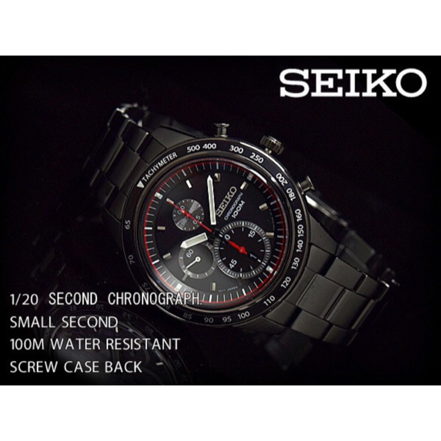 SEIKO(セイコー)の【新品未使用】SEIKO 腕時計 クロノグラフ デイト 逆輸入 海外モデル メンズの時計(腕時計(アナログ))の商品写真