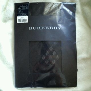 バーバリー(BURBERRY)の未開封！バーバリーチェック柄タイツ(タイツ/ストッキング)