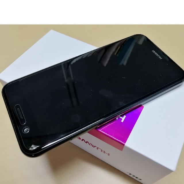 au(エーユー)のnova2 ブラック スマホ/家電/カメラのスマートフォン/携帯電話(スマートフォン本体)の商品写真