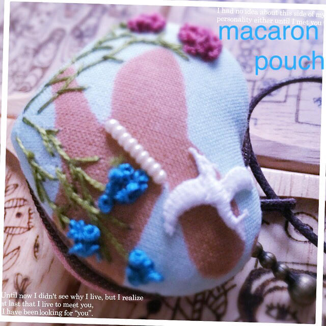 mina perhonen(ミナペルホネン)のminäperhonenʚϊɞプチな♥macaron pouch ハンドメイドのファッション小物(その他)の商品写真