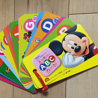ディズニー(Disney)のワールドファミリー ミッキーのABCカード(知育玩具)