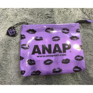 アナップ(ANAP)のANAP ポーチ パープル(ポーチ)