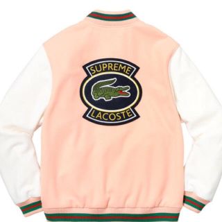 シュプリーム(Supreme)の★L★supreme × LACOSTE wool varsity jacket(スタジャン)