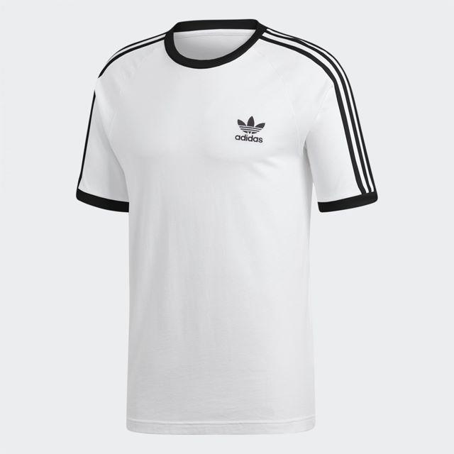 adidas(アディダス)のL【新品/即日発送OK】adidas オリジナルス Tシャツ 3ストライプ 白 メンズのトップス(Tシャツ/カットソー(半袖/袖なし))の商品写真