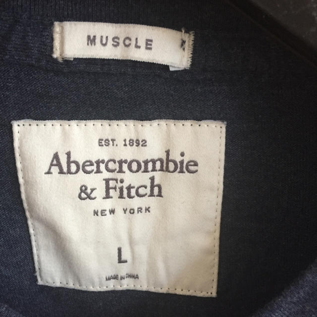 Abercrombie&Fitch(アバクロンビーアンドフィッチ)のアバクロ 半袖 ボーダーTシャツ メンズのトップス(Tシャツ/カットソー(半袖/袖なし))の商品写真