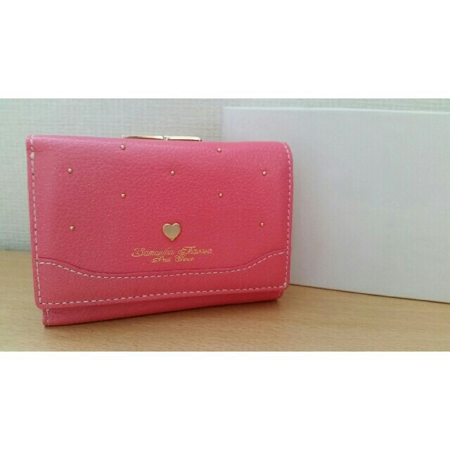サマンサタバサ　プチチョイス　ピンク　二つ折り財布 | フリマアプリ ラクマ