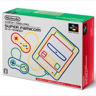 ニンテンドウ(任天堂)の新品未開封 スーパーファミコンミニ amazonポストカード付き(家庭用ゲーム機本体)