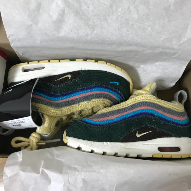 NIKE(ナイキ)の値下げ 14センチ NIKE AIR MAX 1/97 ＳＷ ＴＤ キッズ/ベビー/マタニティのベビー靴/シューズ(~14cm)(スニーカー)の商品写真