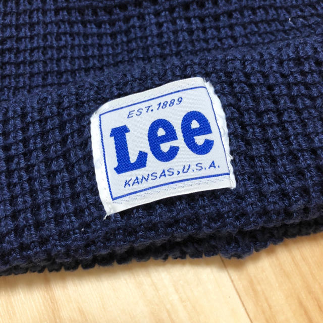 Lee(リー)の＊hiroo1213様お取り置き＊【ベビー・キッズ】 Lee ニット帽 キッズ/ベビー/マタニティのこども用ファッション小物(帽子)の商品写真