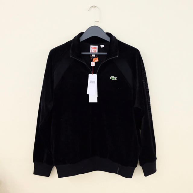 Supreme Velour Half-Zip Track Top S Supreme Velour Half-Zip Track Top S