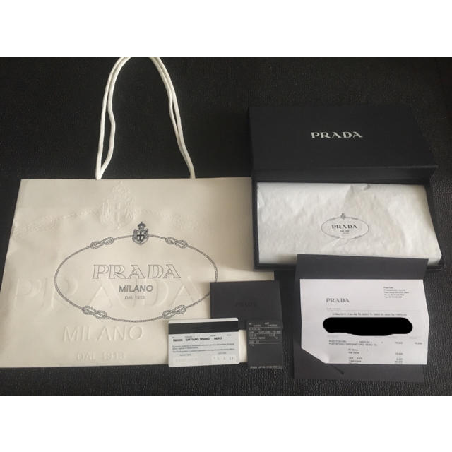 PRADA(プラダ)のPRADA プラダ 長財布 カーフ 黒 1M0506 NERO 正規品 本物 レディースのファッション小物(財布)の商品写真