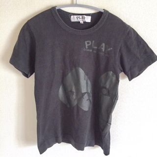 コムデギャルソン(COMME des GARCONS)のコムデギャルソンプレイ 黒 ハートTシャツ(Tシャツ/カットソー(半袖/袖なし))