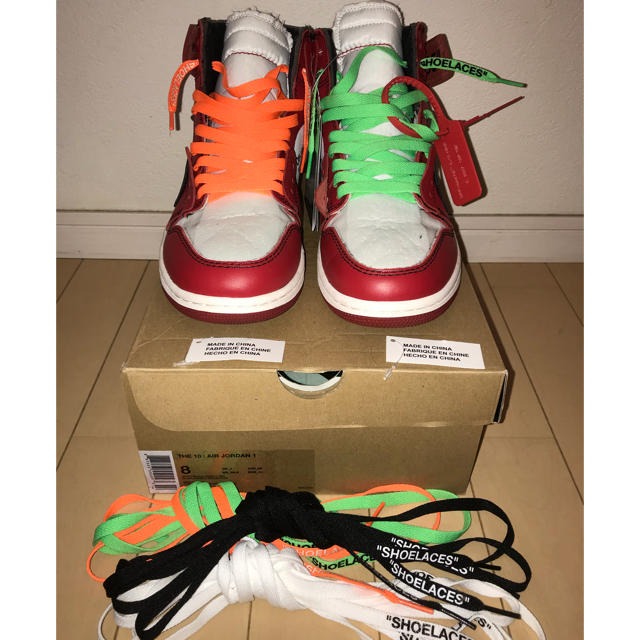 NIKE(ナイキ)のThe Ten Nike Air Jordan 1 off white 26cm メンズの靴/シューズ(スニーカー)の商品写真