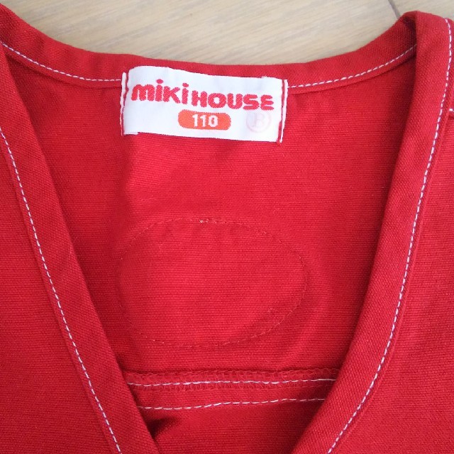 mikihouse(ミキハウス)の【美品】＊ミキハウス＊ベスト   サイズ110cm キッズ/ベビー/マタニティのキッズ服男の子用(90cm~)(ジャケット/上着)の商品写真