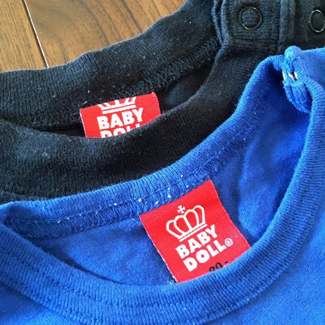 BABYDOLL(ベビードール)のベビードール 半袖Tシャツ2枚セット（80サイズ） キッズ/ベビー/マタニティのベビー服(~85cm)(Ｔシャツ)の商品写真