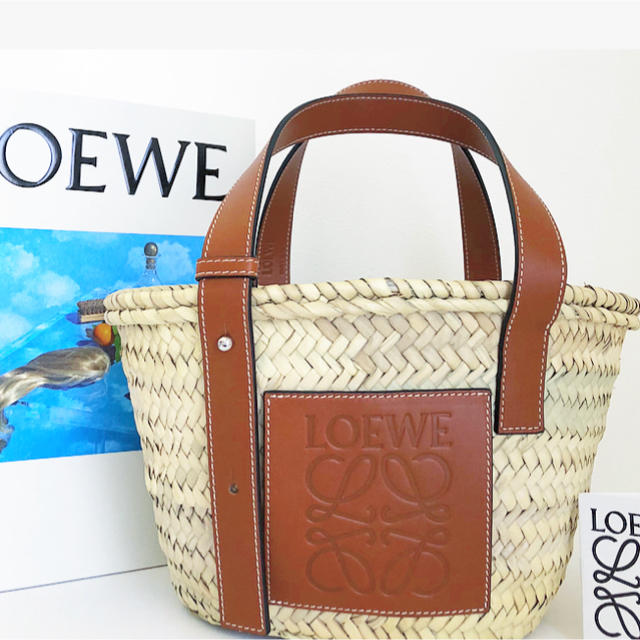 超希少 新品 LOEWE かごバッグ S バスケット かご