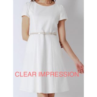 クリアインプレッション(CLEAR IMPRESSION)の【もも様専用】クリアインプレッション ♡ワンピース ベルト付き(ひざ丈ワンピース)