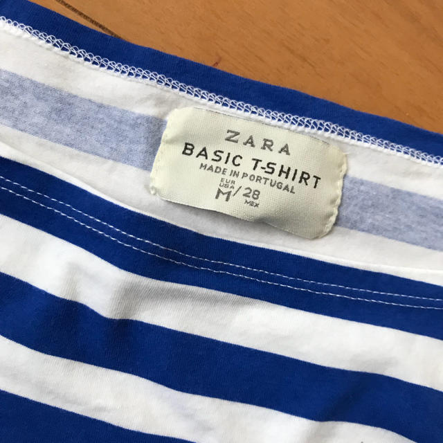 ZARA(ザラ)のZARA ボーダーTシャツ レディースのトップス(Tシャツ(半袖/袖なし))の商品写真