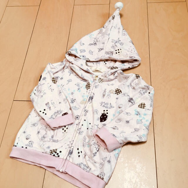 franche lippee(フランシュリッペ)のパーカー キッズ/ベビー/マタニティのキッズ服女の子用(90cm~)(ジャケット/上着)の商品写真