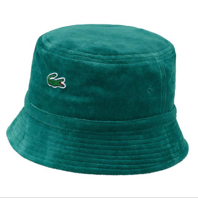のベロアバ Supreme - supreme lacoste バケットハット ブラック