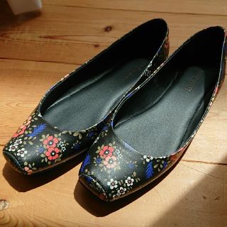 ナインウエスト(NINE WEST)のナインウエスト フラットシューズ フラワー(バレエシューズ)