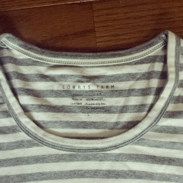 LOWRYS FARM(ローリーズファーム)のボーダーロンＴ* レディースのトップス(Tシャツ(長袖/七分))の商品写真