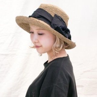 カシラ(CA4LA)の カシラ ハット ラフィアハット つば広 TOM BOY D(ハット)