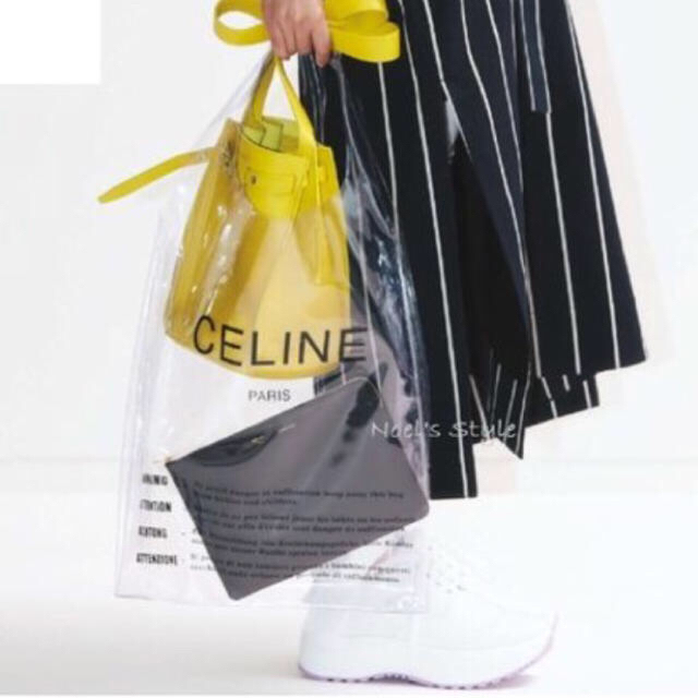 GINZA SIX限定 CELINE ソロ クラッチ ビニール クリア バッグ