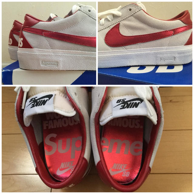 Supreme(シュプリーム)のGDP様専用美品！09ss supreme×NIKE SB BRUIN 10.5 メンズの靴/シューズ(スニーカー)の商品写真