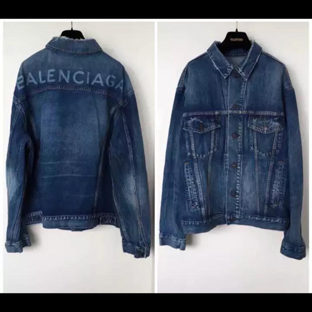 Balenciaga(バレンシアガ)のバレンシアガ BALENCIAGA デニム ジャケット LIKE A MAN レディースのジャケット/アウター(Gジャン/デニムジャケット)の商品写真