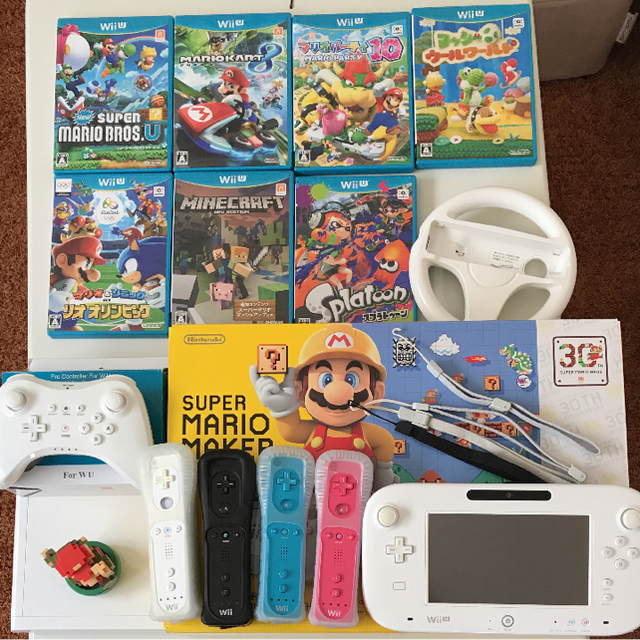 Wii U(ウィーユー)のWii u まとめ売り エンタメ/ホビーのゲームソフト/ゲーム機本体(家庭用ゲーム機本体)の商品写真