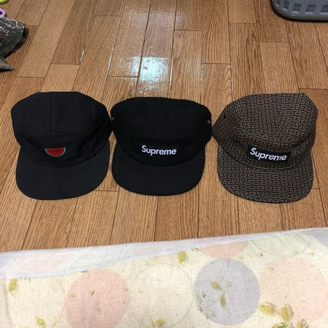 Supreme(シュプリーム)のsuprene camp cap 2つセット売り！お得 メンズの帽子(その他)の商品写真