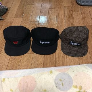 シュプリーム(Supreme)のsuprene camp cap 2つセット売り！お得(その他)