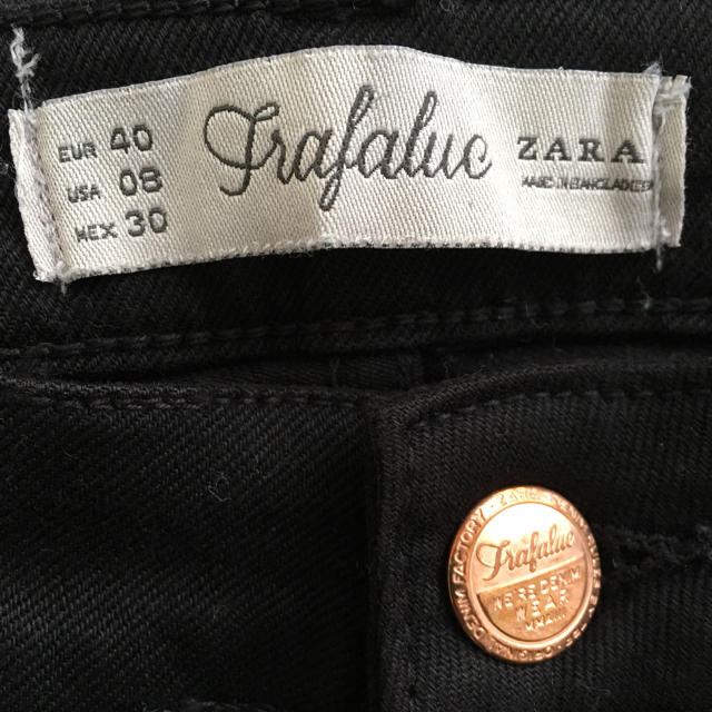 ZARA(ザラ)のZARA ザラ レディース スキニーパンツ 黒 ブラック スキニー  パンツ レディースのパンツ(スキニーパンツ)の商品写真