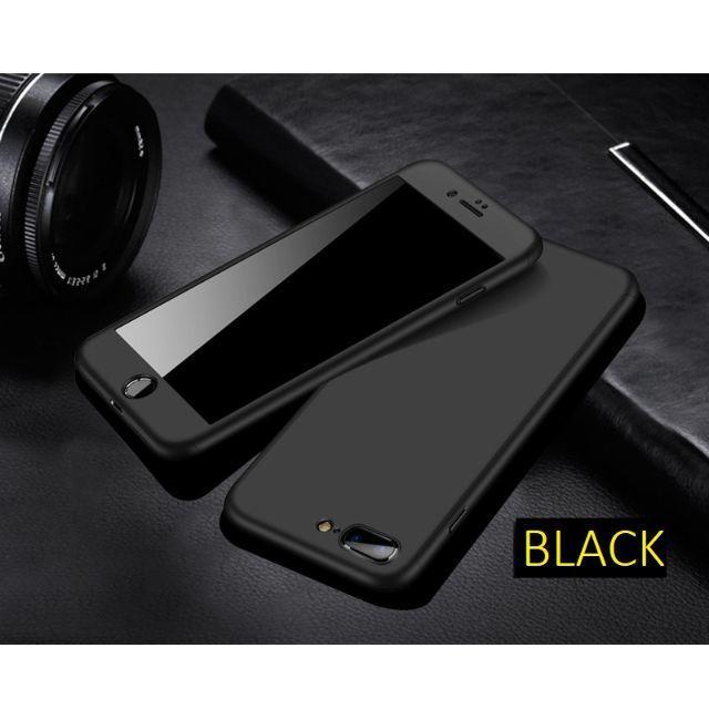 TA343 メタリックフルカバー iphone8 7PLUS　フィルム付き　黒 レディースのアクセサリー(チャーム)の商品写真