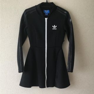 アディダス(adidas)のadidas ジャージ ワンピース リタオラ スウェット パーカー s(ミニワンピース)