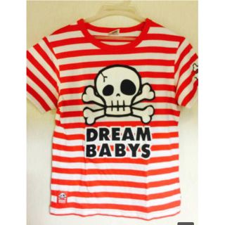 ドリームベイビーズ(DREAMBABYS)の【ドリームベイビーズ】ボーダースカル半袖Tシャツ♪～S～BABYDOLL(Tシャツ(半袖/袖なし))