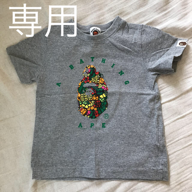 A BATHING APE(アベイシングエイプ)のbape kids Tシャツ キッズ/ベビー/マタニティのキッズ服男の子用(90cm~)(Tシャツ/カットソー)の商品写真