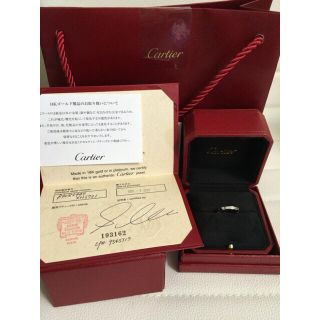 カルティエ(Cartier)の【新品】カルティエ ダイヤ リング(リング(指輪))