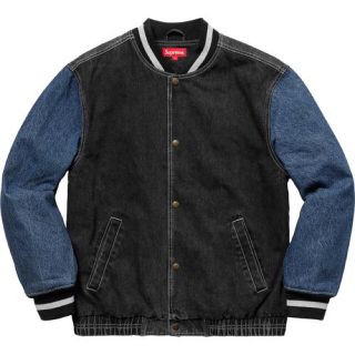 シュプリーム(Supreme)の希少XLサイズ Denim Varsity Jacket(Gジャン/デニムジャケット)