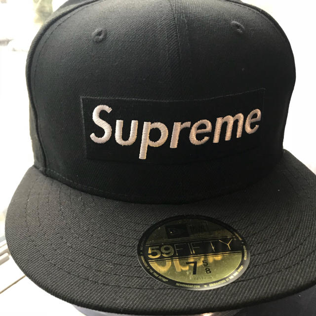 Supreme newera box logo Rip black