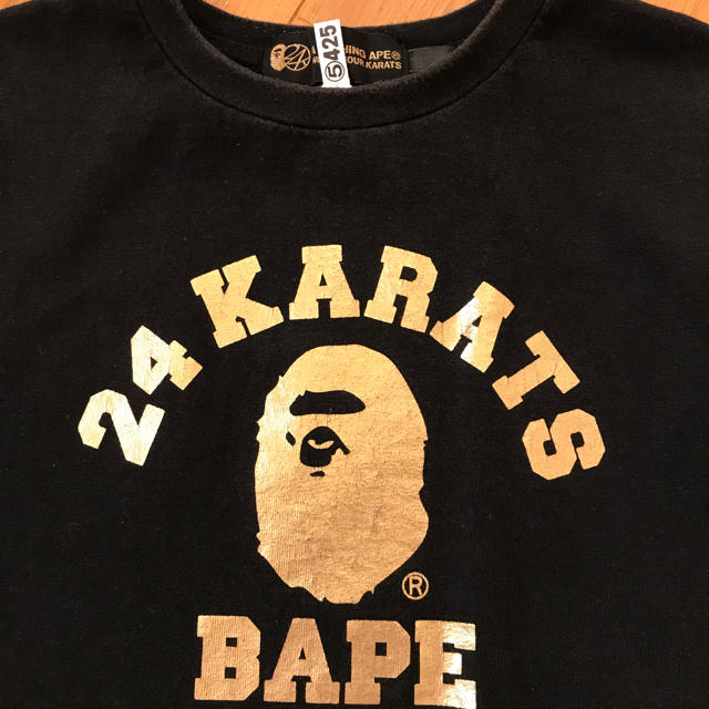 A BATHING APE - エイプ キッズ 24karats コラボ Tシャツ 130の通販 by ...