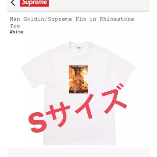 シュプリーム(Supreme)のシュプリーム Nan Goldin Tシャツ Sサイズ(Tシャツ/カットソー(半袖/袖なし))