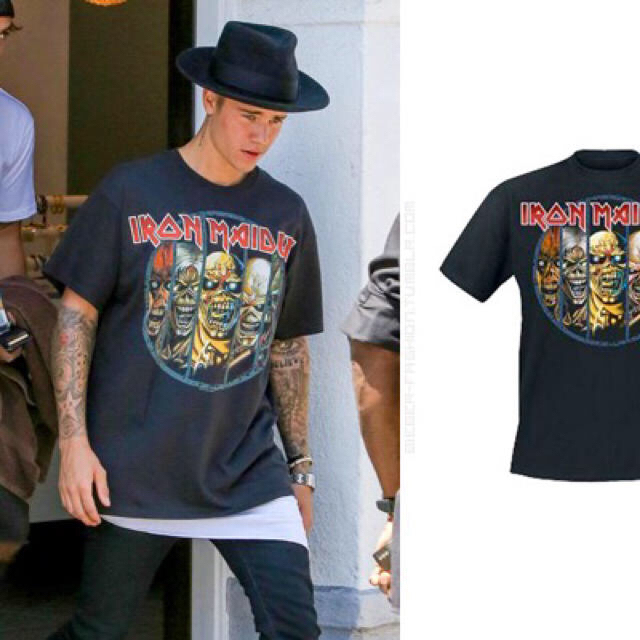 H&M(エイチアンドエム)のH&M × IRON MAIDEN アイアンメイデン 長袖 Tシャツ M 中古 メンズのトップス(Tシャツ/カットソー(七分/長袖))の商品写真