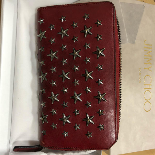 JIMMY CHOO(ジミーチュウ)のJIMMY CHOO ジミーチュウ 長財布 スタッズ メンズのファッション小物(長財布)の商品写真