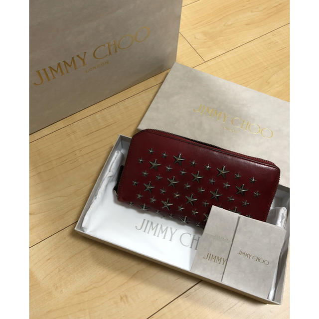 JIMMY CHOO(ジミーチュウ)のJIMMY CHOO ジミーチュウ 長財布 スタッズ メンズのファッション小物(長財布)の商品写真