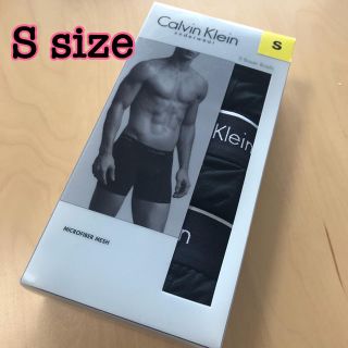 カルバンクライン(Calvin Klein)の正規品 メッシュタイプ カルバンクラインボクサーパンツ (ブラック3枚)(ボクサーパンツ)